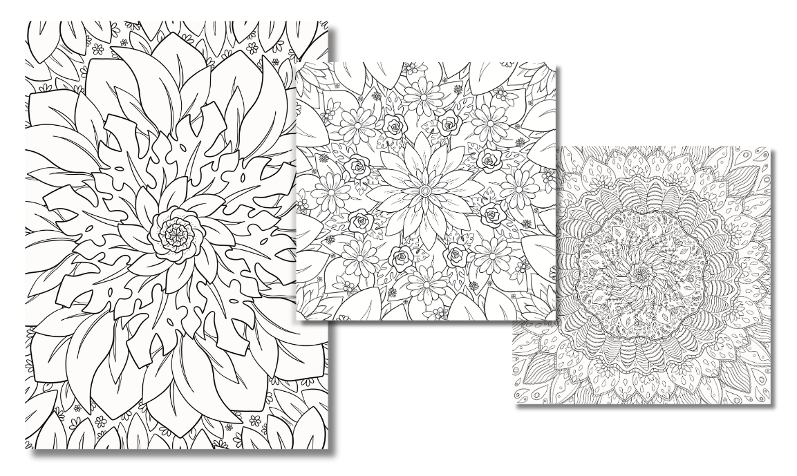 Blumen Mandalas